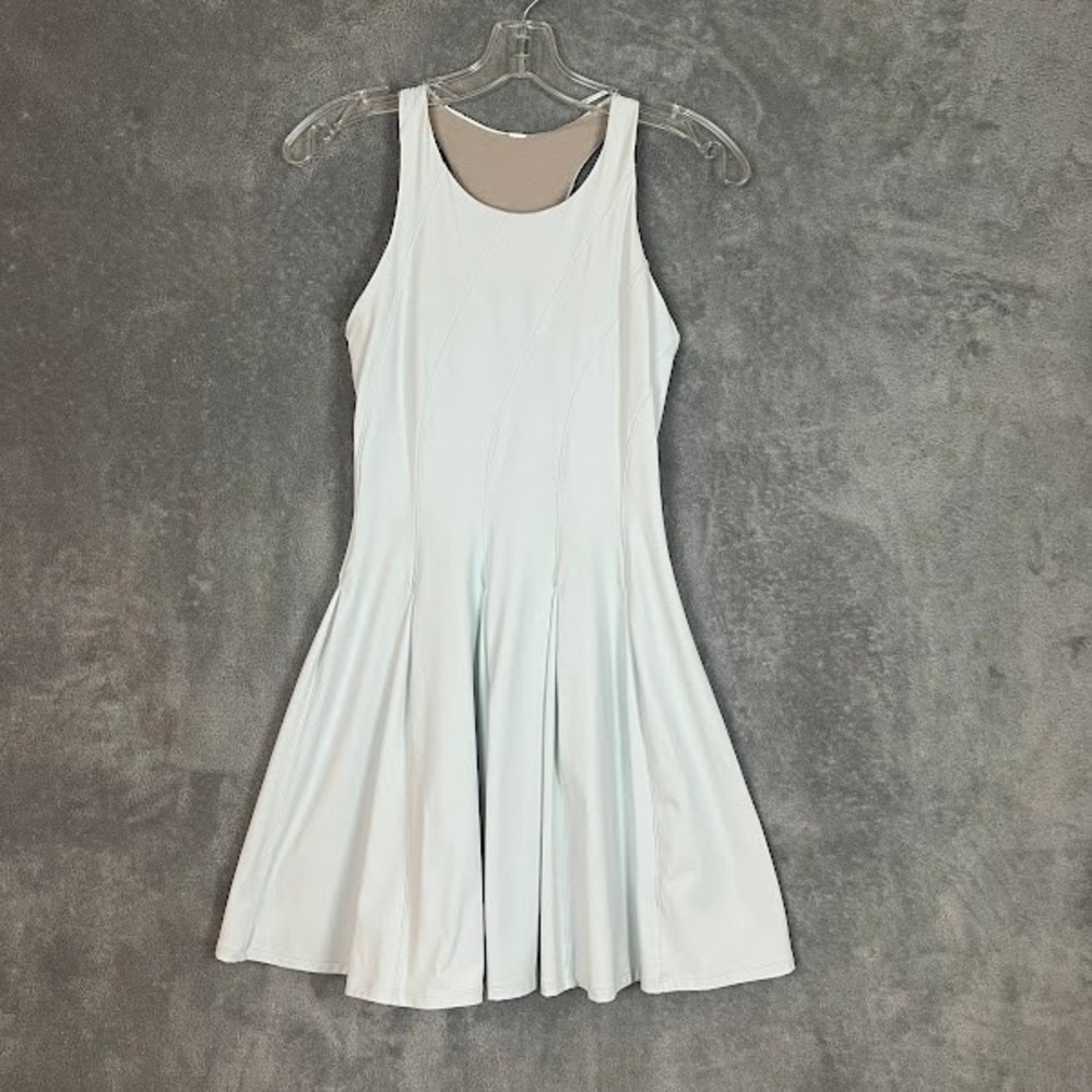 Lululemon Court Crush Tennis Mini Dress Womens XS Flared Pleated Preppy Sporty